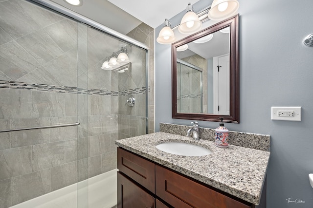 4617 Linscott Ave, Downers Grove, IL 60515 - bathroom with a shower stall and vanity