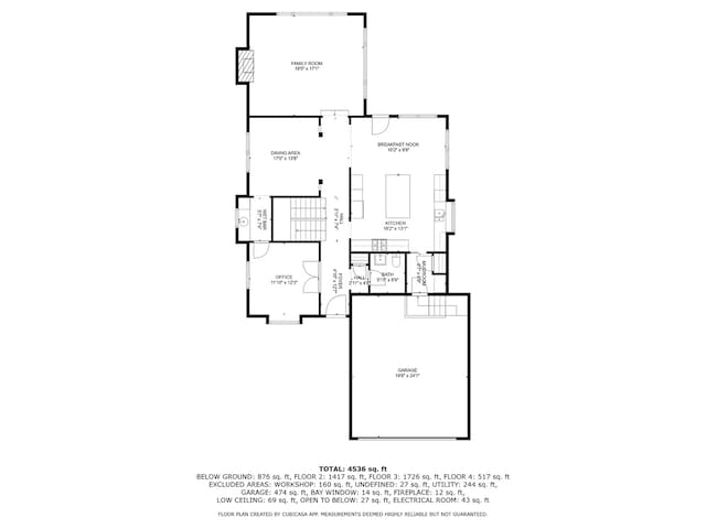 4617 Linscott Ave, Downers Grove, IL 60515 - view of floor plan / room layout
