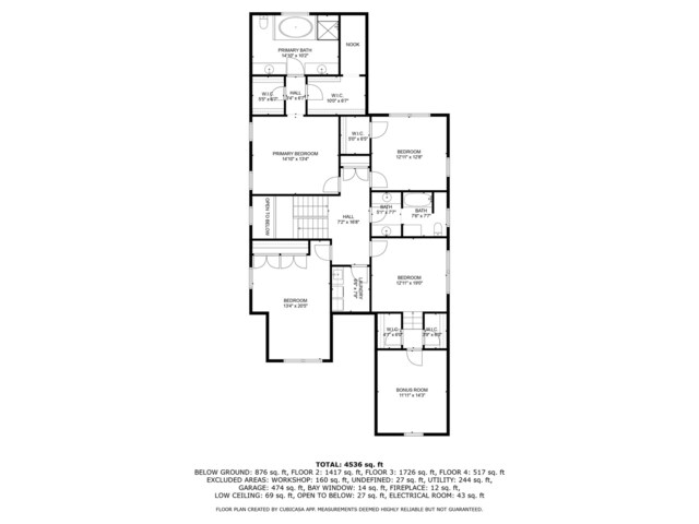 4617 Linscott Ave, Downers Grove, IL 60515 - view of floor plan / room layout