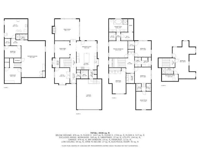 4617 Linscott Ave, Downers Grove, IL 60515 - view of floor plan / room layout