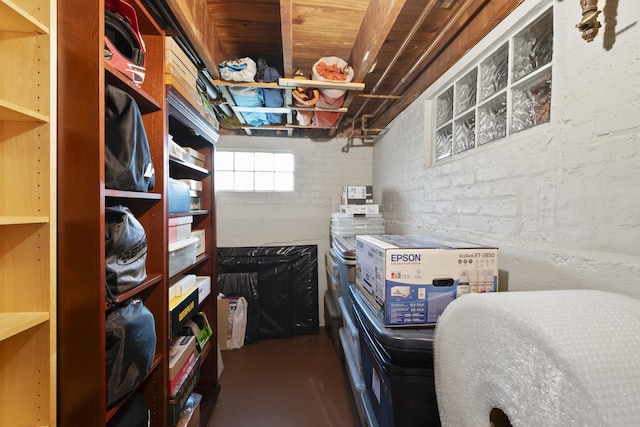 view of storage