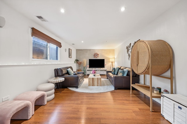 8327 S 78th Ave, Bridgeview, IL 60455 - living room featuring light wood finished floors and recessed lighting
