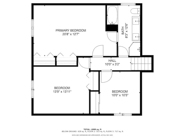 8327 S 78th Ave, Bridgeview, IL 60455 - floor plan / room layout