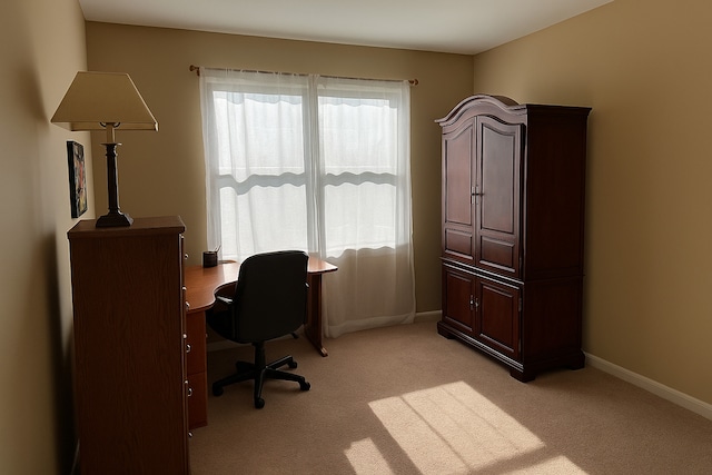 13464 Skyline Dr, Plainfield, IL 60585 - office with light colored carpet and baseboards
