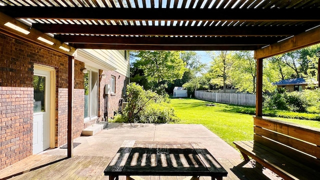 1305 Baugh Dr, Normal, IL 61761 - view of patio / terrace with a deck