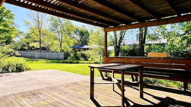 1305 Baugh Dr, Normal, IL 61761 - view of wooden deck