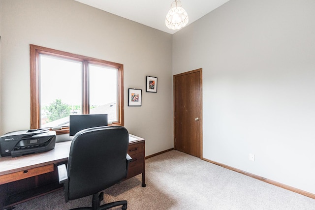 1868 Kerrybrook Ct Unit 1868, Sycamore, IL 60178 - office area with light carpet and baseboards