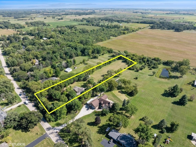 14705 Pleasant Valley Rd, Woodstock, IL 60098 - view of rural area with property boundaries highlighted
