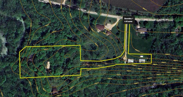 1479 Old Mill Rd, Franklin Grove, IL 61031 - aerial view of property's location
