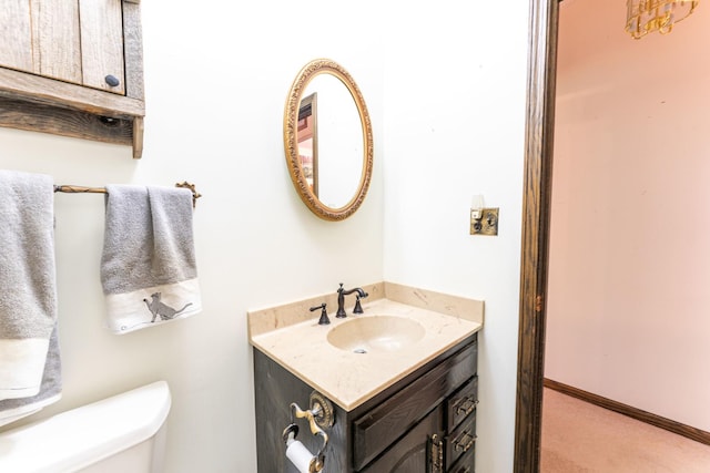 1479 Old Mill Rd, Franklin Grove, IL 61031 - bathroom with toilet and vanity