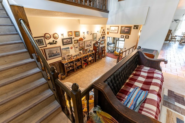 1479 Old Mill Rd, Franklin Grove, IL 61031 - living area featuring stairway