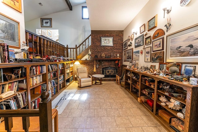 1479 Old Mill Rd, Franklin Grove, IL 61031 - wine cellar with high vaulted ceiling
