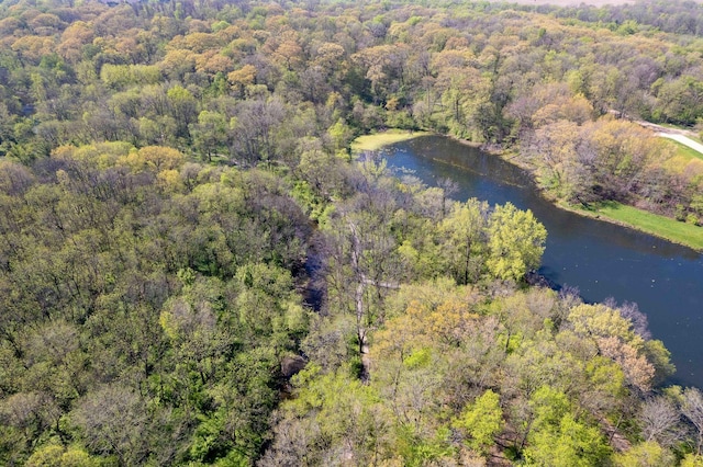 1479 Old Mill Rd, Franklin Grove, IL 61031 - aerial view of a forest and a nearby body of water