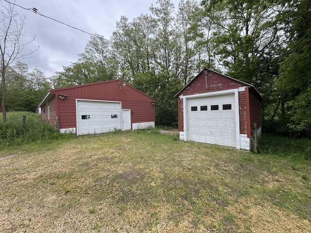 1479 Old Mill Rd, Franklin Grove, IL 61031 - view of detached garage