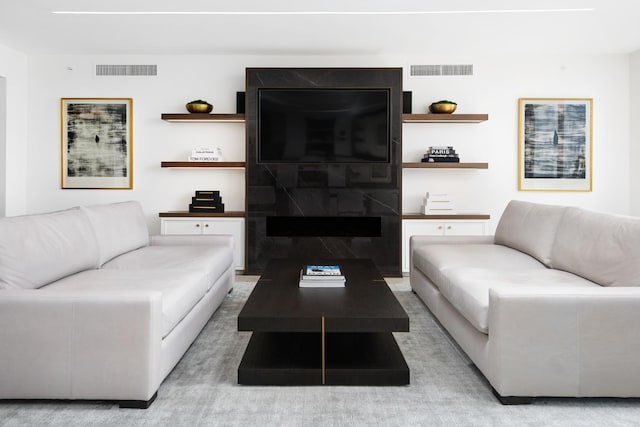 view of living area