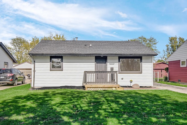 2825 S 13th Ave, Broadview, IL 60155 - back of house featuring a lawn and a shingled roof