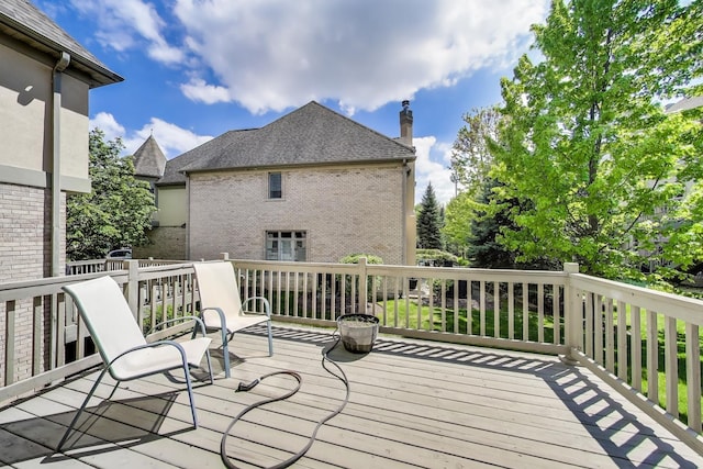 1571 W Rue James Pl, Palatine, IL 60067 - view of wooden deck