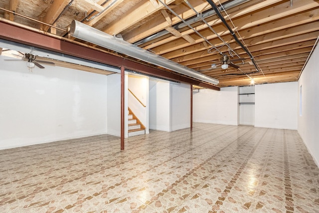 1376 Dahlgren Ln, Minooka, IL 60447 - finished basement with stairway