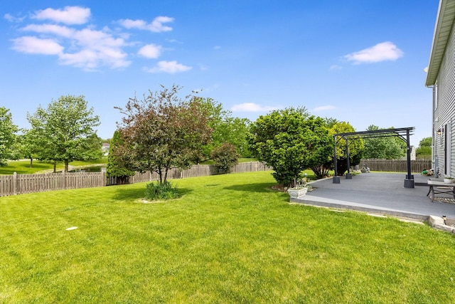 1376 Dahlgren Ln, Minooka, IL 60447 - view of yard featuring a patio area