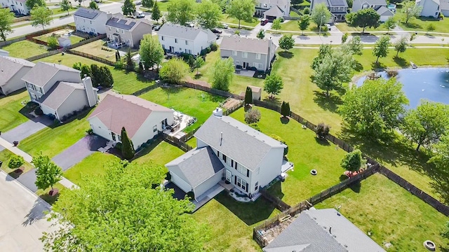1376 Dahlgren Ln, Minooka, IL 60447 - aerial perspective of suburban area featuring a large body of water