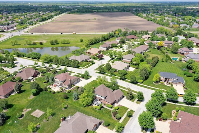 22388 Crimson Ln, Frankfort, IL 60423 - aerial view of property's location featuring a large body of water and nearby suburban area