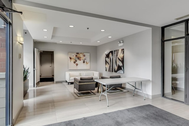 330 N Jefferson St Unit 903, Chicago, IL 60661 - building lobby with recessed lighting