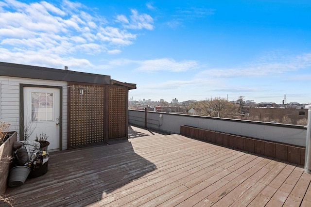 513 N Claremont Ave Unit 3S, Chicago, IL 60612 - view of wooden deck