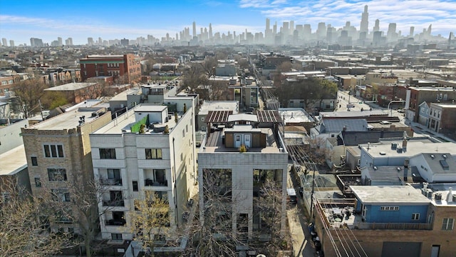 513 N Claremont Ave Unit 3S, Chicago, IL 60612 - aerial view of a view of skyline
