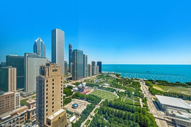 60 E Monroe St Unit 2607, Chicago, IL 60603 - bird's eye view of skyline and a nearby body of water