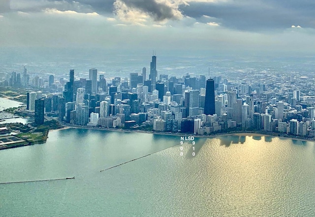 view of city featuring a large body of water