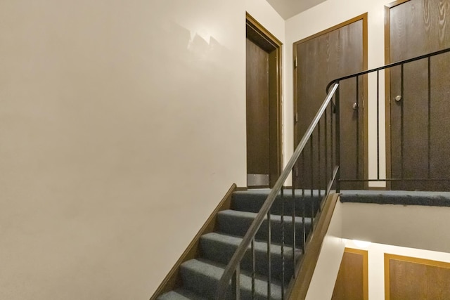 view of stairs