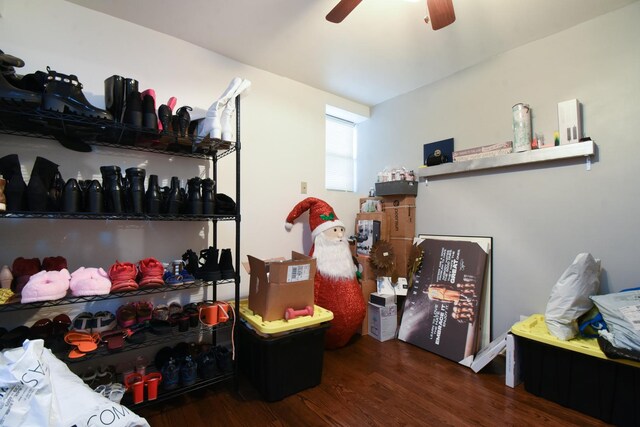 523 E 41st St, Chicago, IL 60653 - storage area with ceiling fan