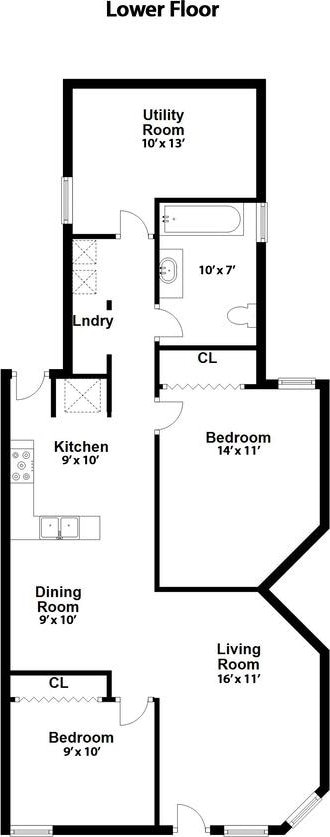 523 E 41st St, Chicago, IL 60653 - room layout