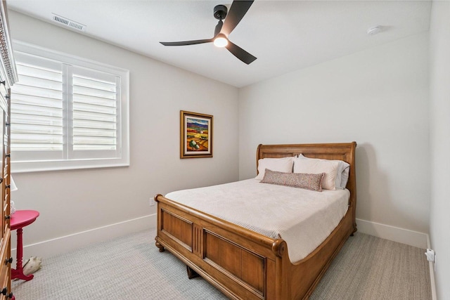 604 Cayman Way, Savoy, IL 61874 - bedroom with light carpet and ceiling fan