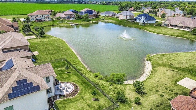 604 Cayman Way, Savoy, IL 61874 - aerial view of residential area with a large body of water