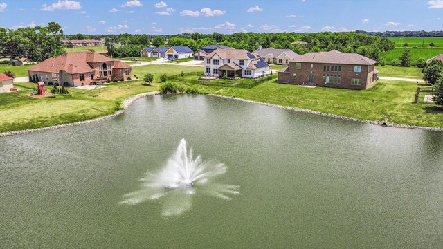 604 Cayman Way, Savoy, IL 61874 - aerial perspective of suburban area with a large body of water