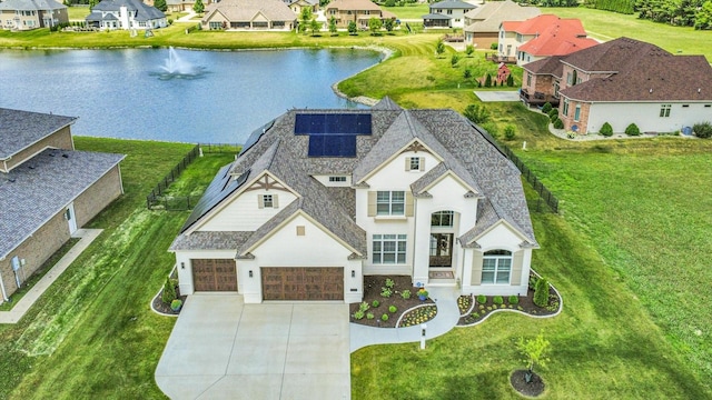 604 Cayman Way, Savoy, IL 61874 - aerial view of residential area with a large body of water
