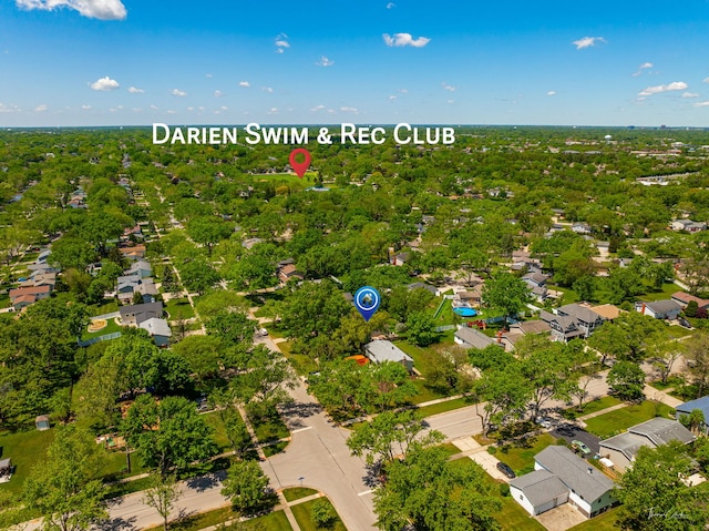 806 71st St, Darien, IL 60561 - aerial view of property's location with nearby suburban area
