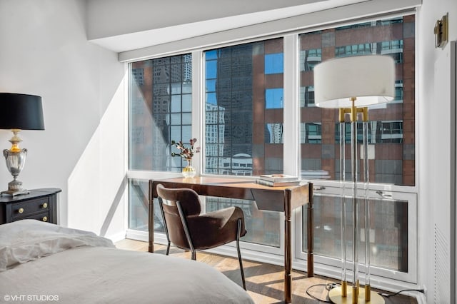 100 E Huron St Unit 1806, Chicago, IL 60611 - bedroom featuring wood finished floors