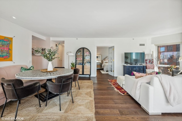 100 E Huron St Unit 1806, Chicago, IL 60611 - dining space featuring wood finished floors
