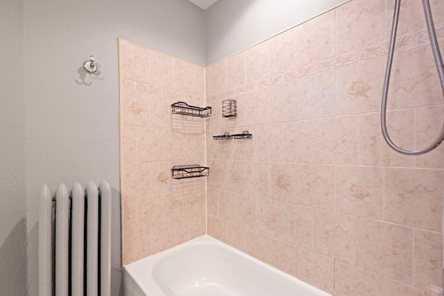 1637 S 48th Ct Unit 9, Cicero, IL 60804 - full bathroom with radiator heating unit and washtub / shower combination