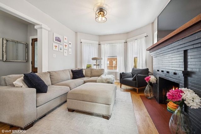 5830 N Glenwood Ave, Chicago, IL 60660 - living area featuring wood finished floors