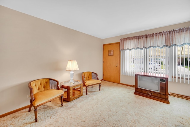5112 N Oneida Ave, Norridge, IL 60706 - living area featuring carpet flooring and baseboards