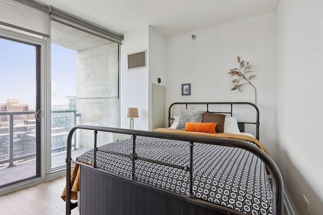 611 S Wells St Unit 2801, Chicago, IL 60607 - bedroom with floor to ceiling windows