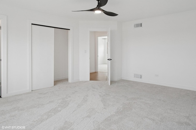 2006 Aldrich Pl, Downers Grove, IL 60516 - unfurnished bedroom featuring carpet floors, ceiling fan, a closet, and baseboards