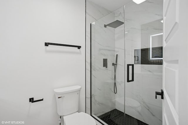 2006 Aldrich Pl, Downers Grove, IL 60516 - bathroom featuring toilet and a marble finish shower