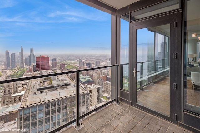 60 E Monroe St Unit 6203, Chicago, IL 60603 - balcony featuring a city view and a water view
