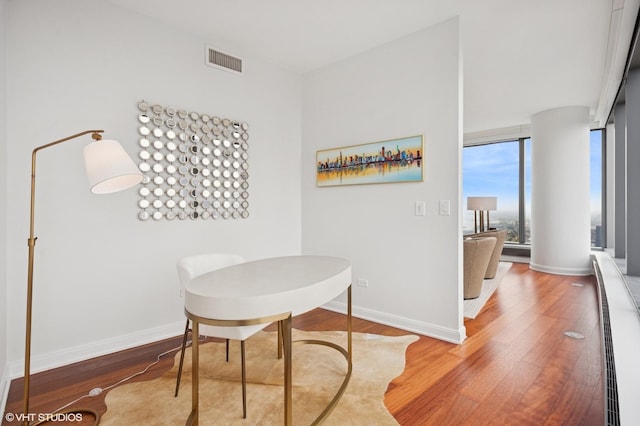 60 E Monroe St Unit 6203, Chicago, IL 60603 - dining space featuring wood finished floors and baseboards