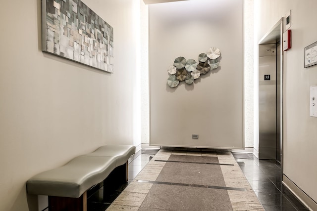 210 S Desplaines St Unit 402, Chicago, IL 60661 - corridor with inlaid floor details and baseboards