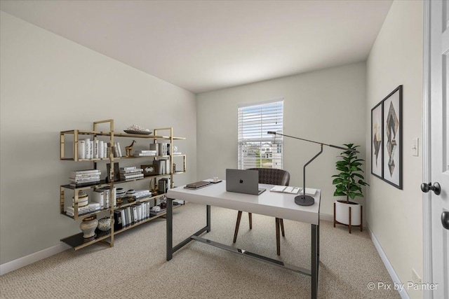 8926 Cook Way, Huntley, IL 60142 - office area featuring light colored carpet and baseboards